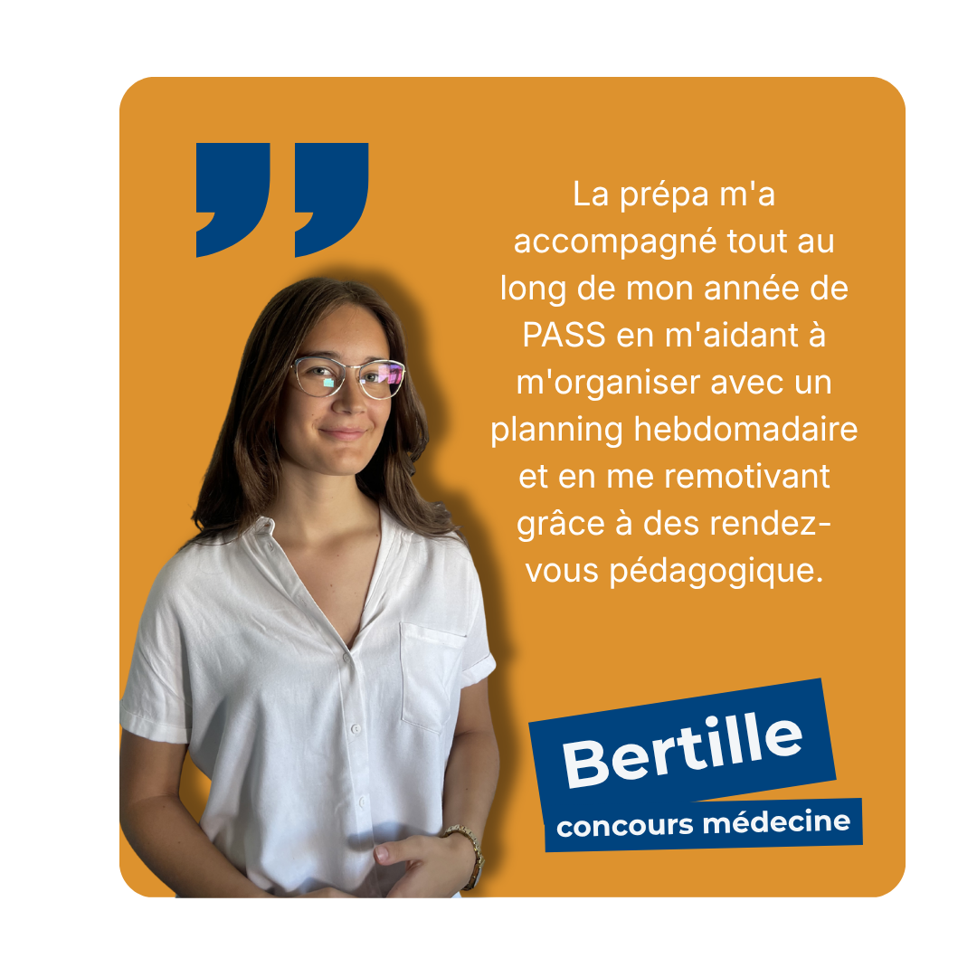 Témoignage de Bertille - étudiant Cours Accès Bordeaux