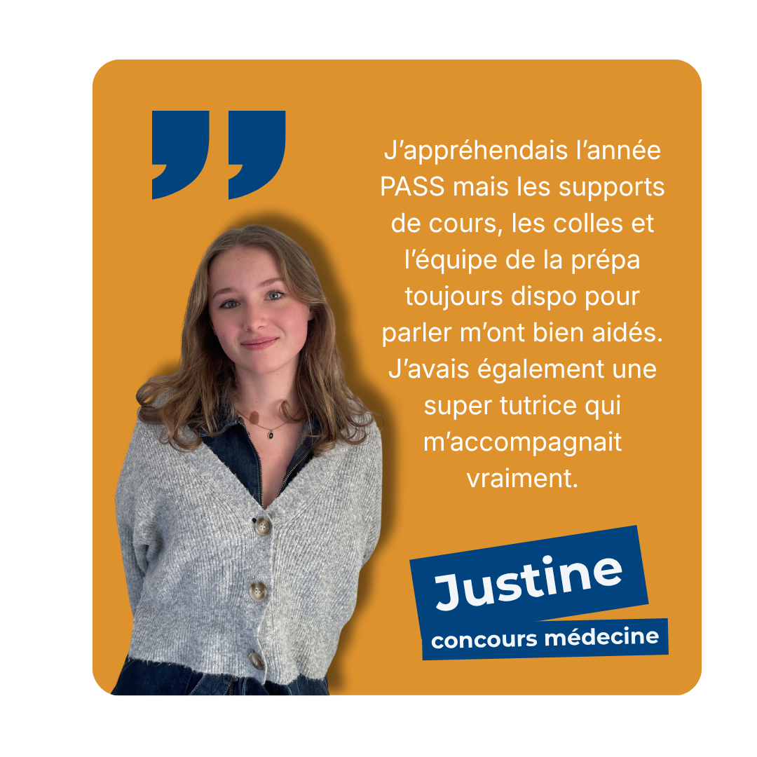 Témoignage de Justine - étudiant Cours Accès Bordeaux